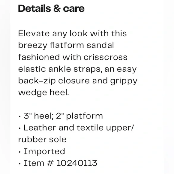 Sorel WOMEN'S CAMERON™ FLATFORM ANKLE STRAP WEDGE SANDAL sz 6.5 - Picture 6 of 13